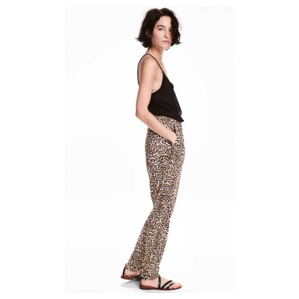 H&M Leopard Print Trousers